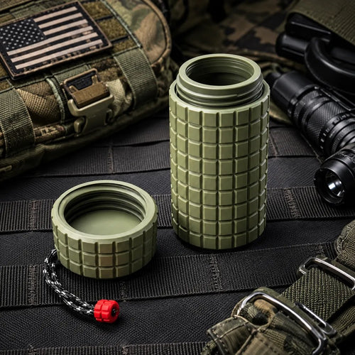 🎒 Tactical Travel Container – Compact EDC Storage Capsule