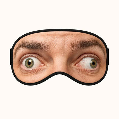 😂Funny Open-Eye Sleep Mask- Hilarious Gag Gift for Naps & Travel