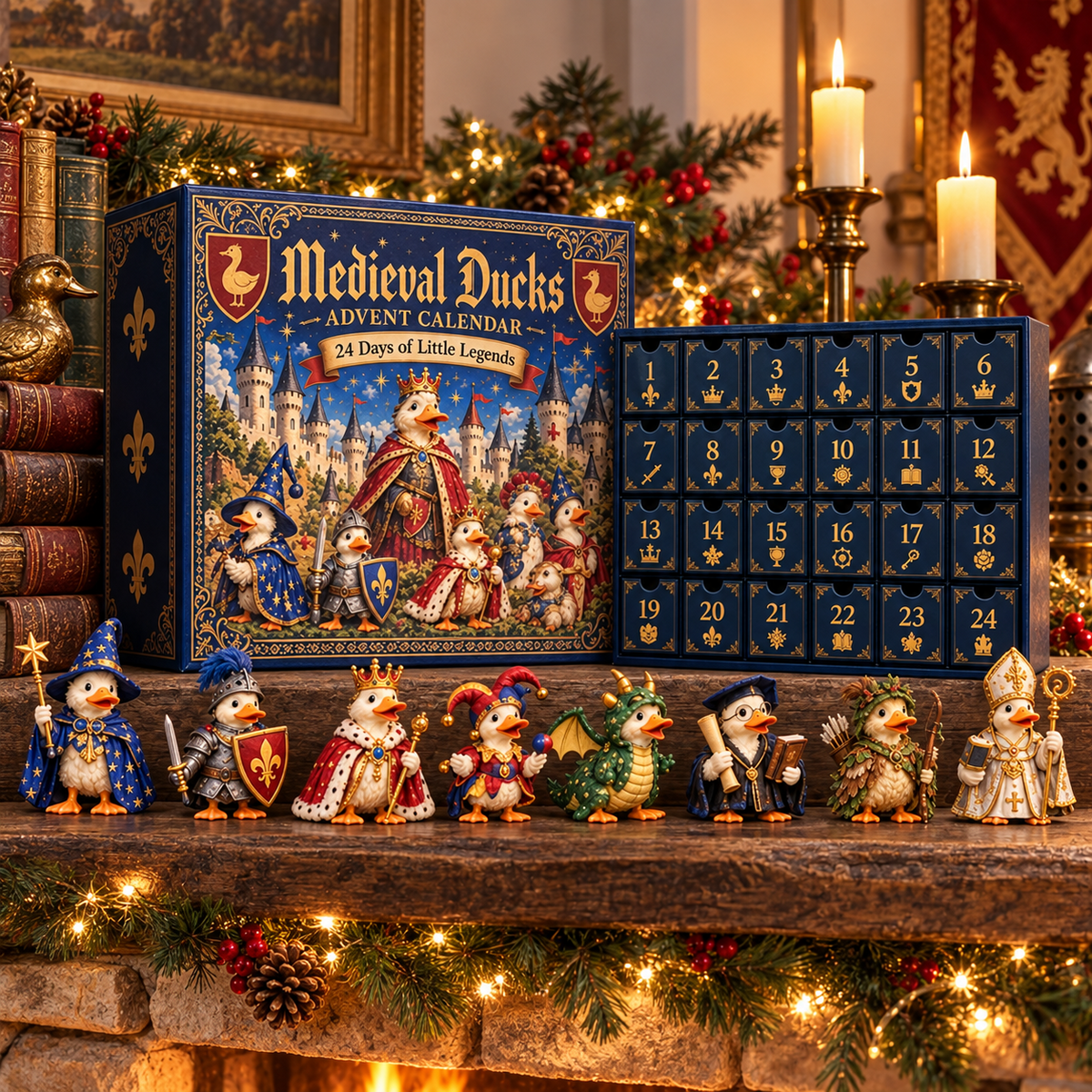 🏰Medieval Ducks Advent Calendar™ – 24 Days of Little Legends