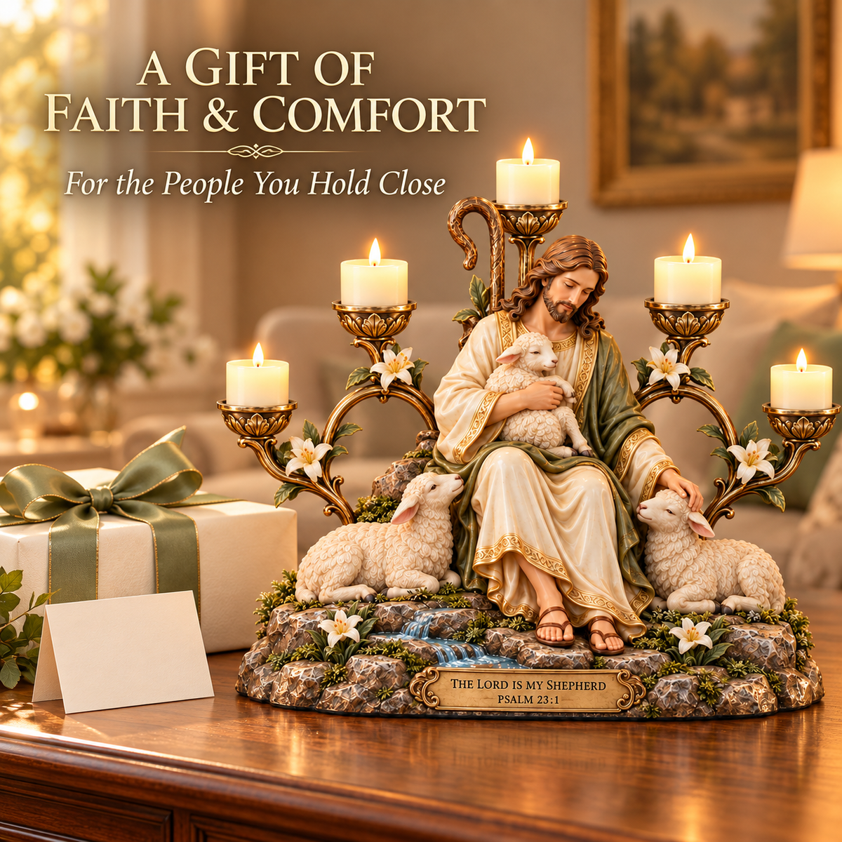 🙏Faith at Home — Christian Prayer Candleholder Collection