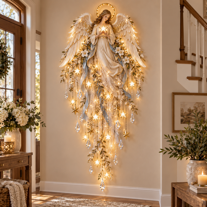 ✨Last Day 49% Off✝️Jesus, Angel & Nativity Lighted Wall Light Décor
