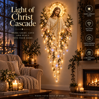 ✨Last Day 49% Off✝️Jesus, Angel & Nativity Lighted Wall Light Décor