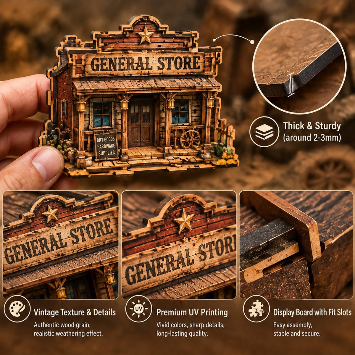 🧘Relaxing & Beginner-Friendly-🤠The Forgotten Frontier Ghost Town Advent Calendar