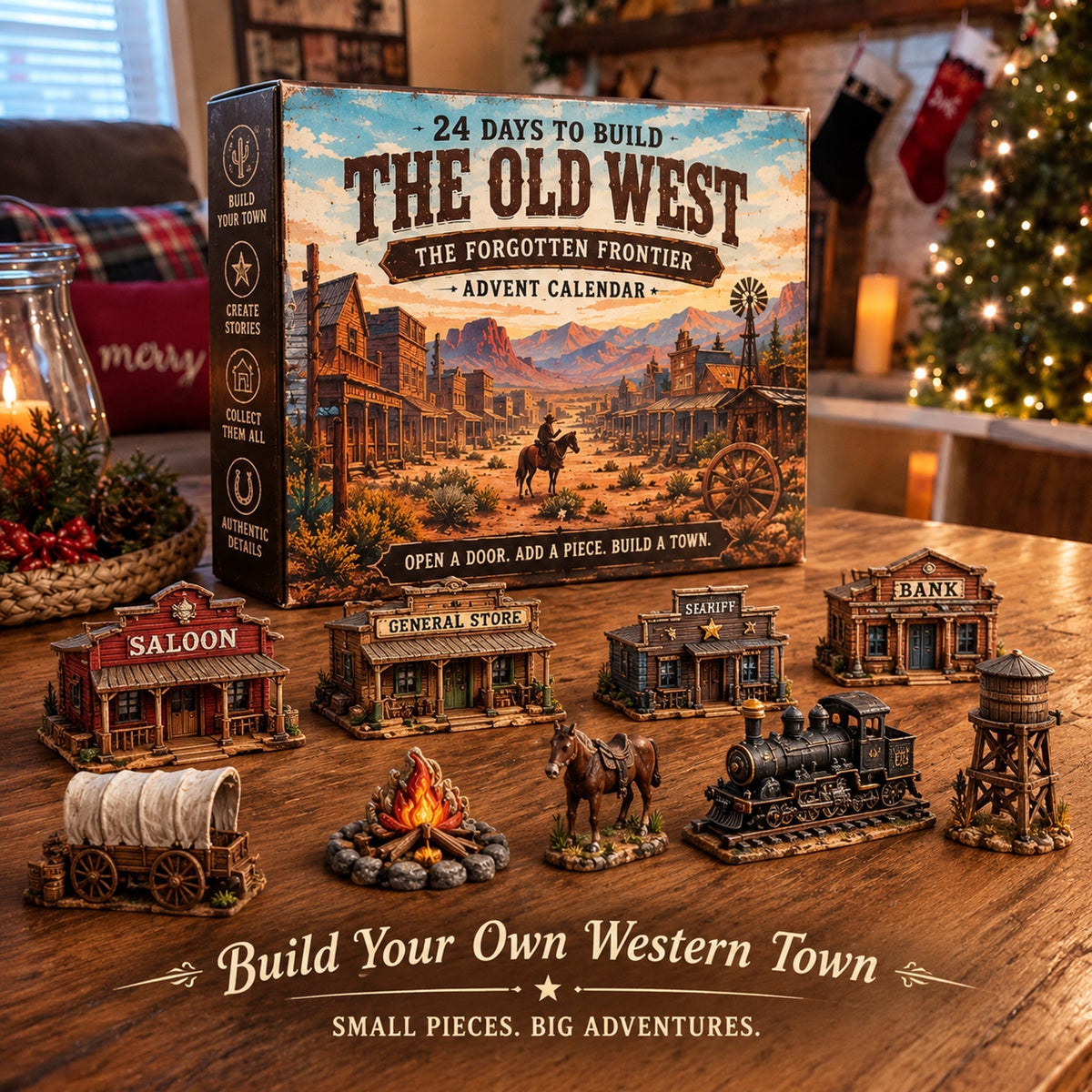 🧘Relaxing & Beginner-Friendly-🤠The Forgotten Frontier Ghost Town Advent Calendar