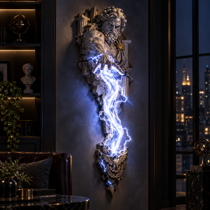 ⏰Limited Stock 50% OFF -  ⚡🌊 Mythological Sculpture Wall Lamp Collection 🏛️✨