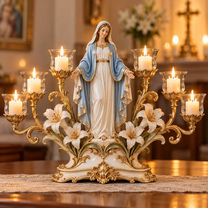 🕯️ Light of His Presence — Sacred Christian Candleholder ✝️