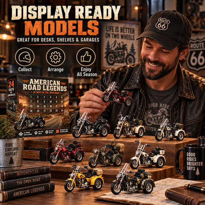 24-Day Motorcycle Advent Calendar | Premium Biker Holiday Gift 2D