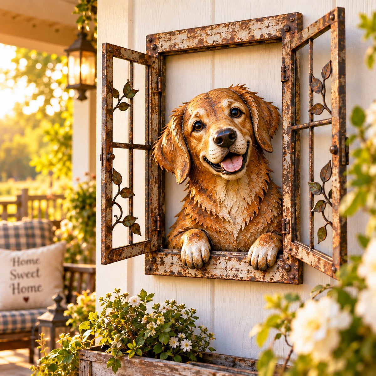 🪟Rustic Woodland Animal Window Wall Art🌿