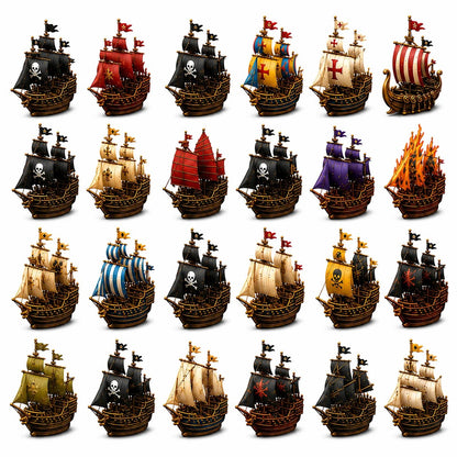 ⚓Pirate Ship Legends Advent Calendar 2026 –  Collector-Grade Miniature Ships