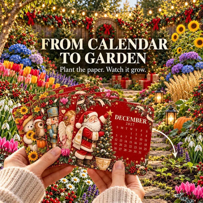 ✨⏳ Last Day Promotion🌱 Christmas Special Edition – Eco-friendly, plantable "timeless" seed calendar 2027 🌸🌿