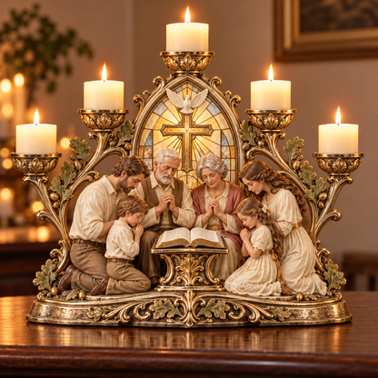 🙏Faith at Home — Christian Prayer Candleholder Collection