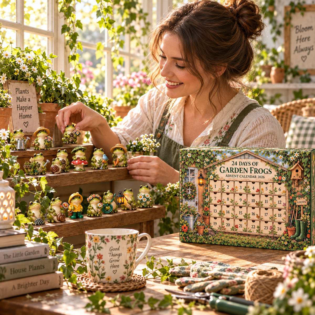 🐸Garden Frog Advent Calendar – 24 Unique Little Frog Friends & Garden Surprises for Every December Day