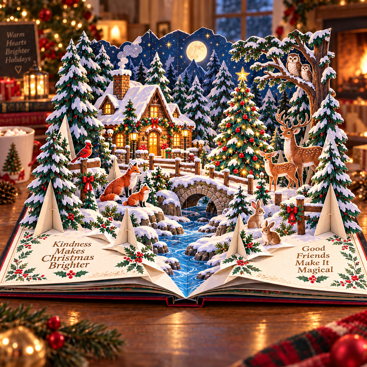 🎄Christmas Wonder Tales™ 3D Pop-Up Storybook-🎁The perfect Christmas gift for your little ones