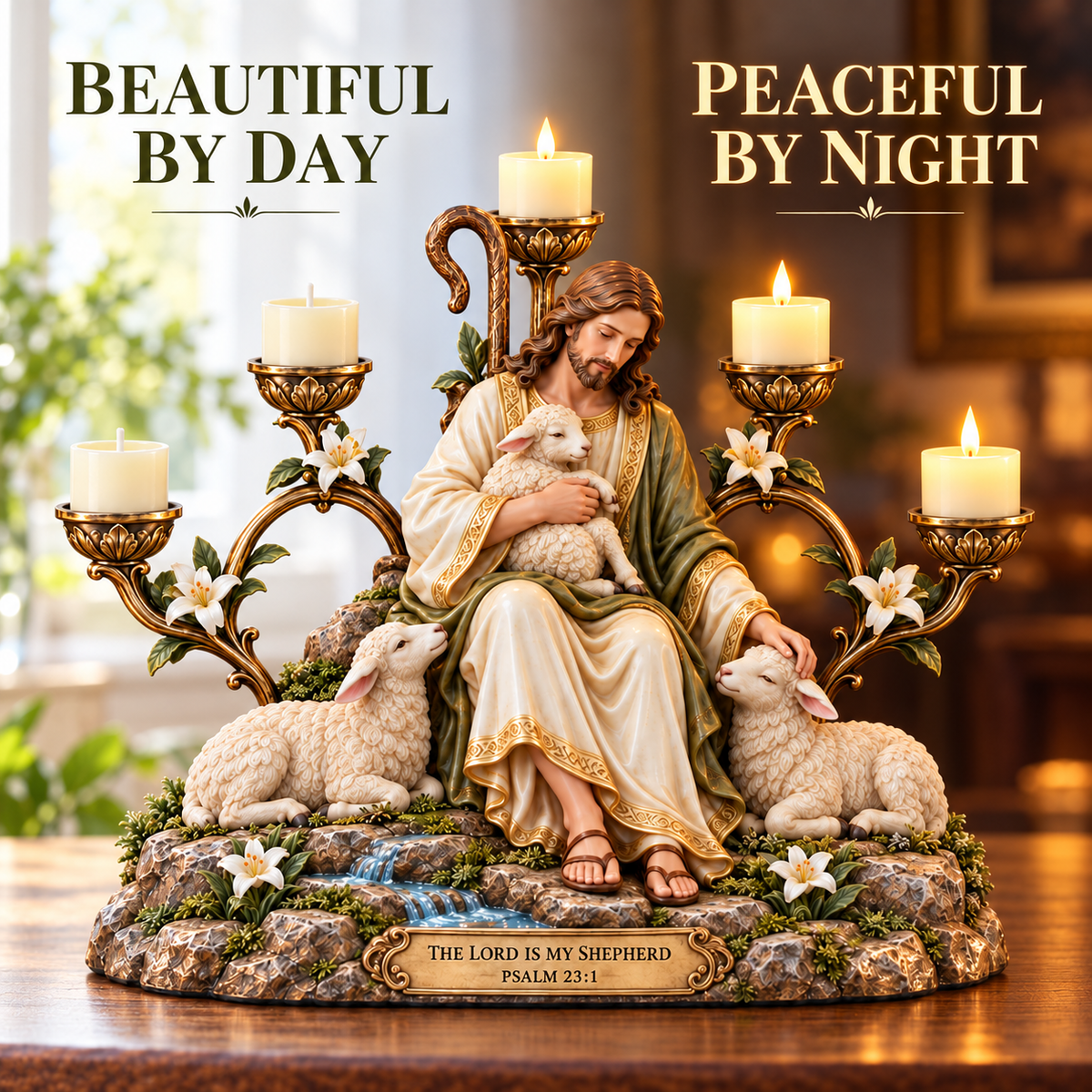 🙏Faith at Home — Christian Prayer Candleholder Collection