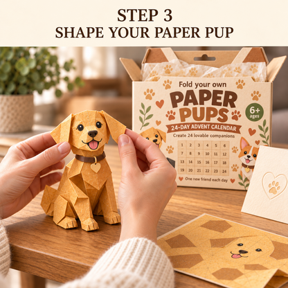 🎃3D DIY Dog Paper-💕Step-by-Step Guide Included