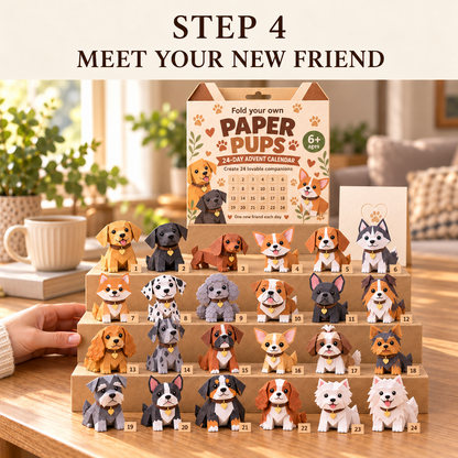 🎃3D DIY Dog Paper-💕Step-by-Step Guide Included