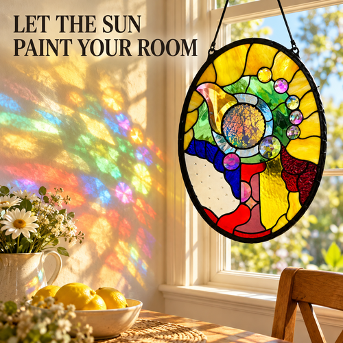 ☀️Sunlit Tides™ Ocean-Inspired Window Suncatcher-🌈 Let the Sun Paint Your Room