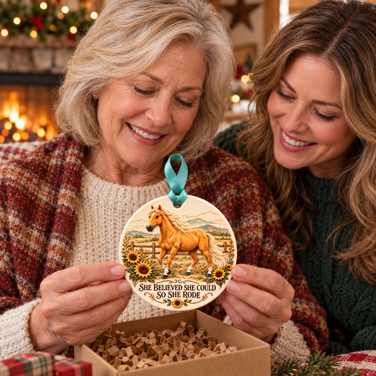 🐎Forever in the Saddle – Horse Lover Keepsake Ornament