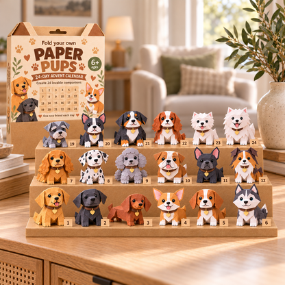 🎃3D DIY Dog Paper-💕Step-by-Step Guide Included