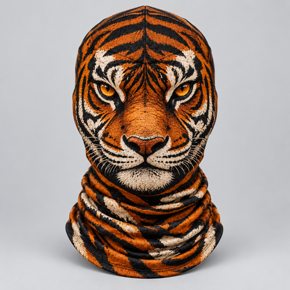 🐯Wild Roar™ Realistic Tiger Face Ski Mask – Full-Face Winter Balaclava for Skiing