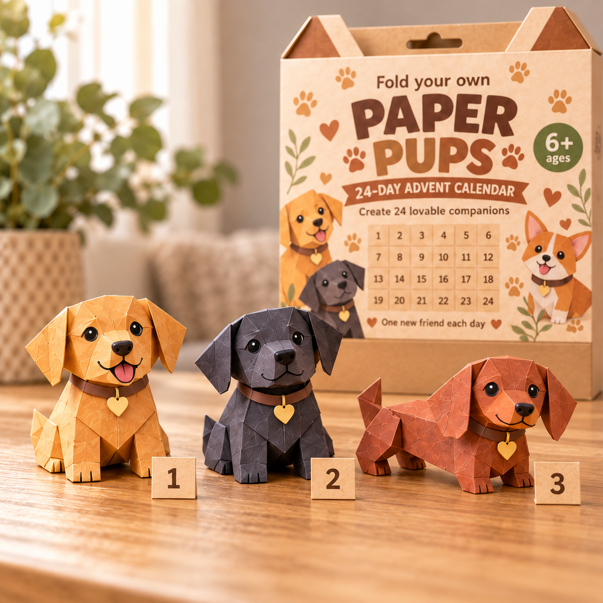 🎃3D DIY Dog Paper-💕Step-by-Step Guide Included