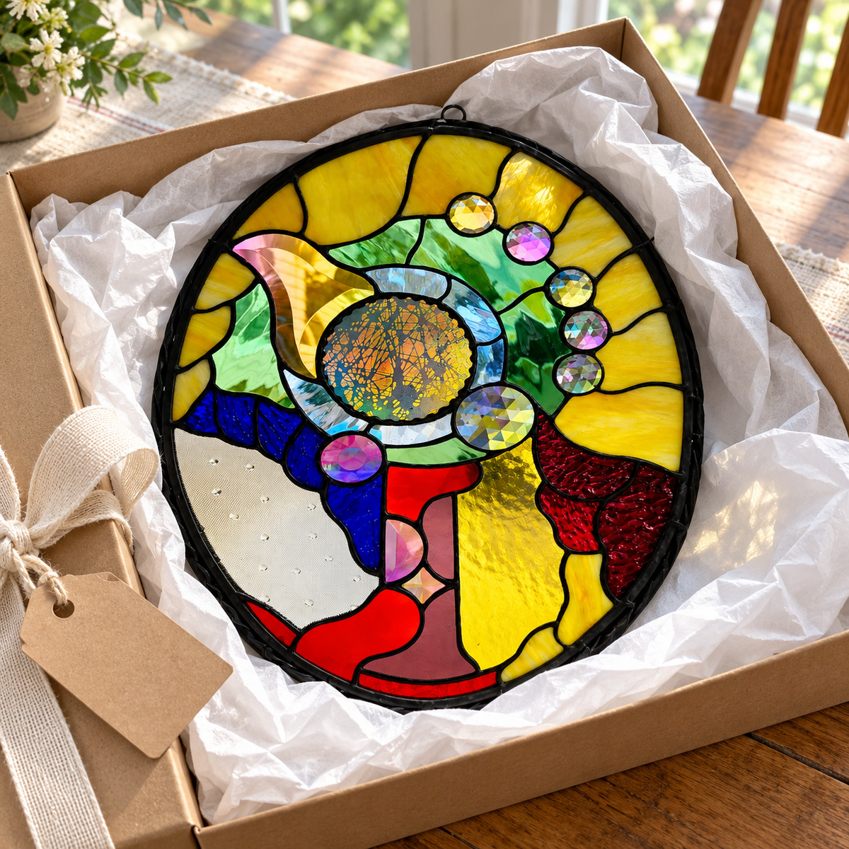☀️Sunlit Tides™ Ocean-Inspired Window Suncatcher-🌈 Let the Sun Paint Your Room