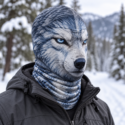 🐯Wild Roar™ Realistic Tiger Face Ski Mask – Full-Face Winter Balaclava for Skiing
