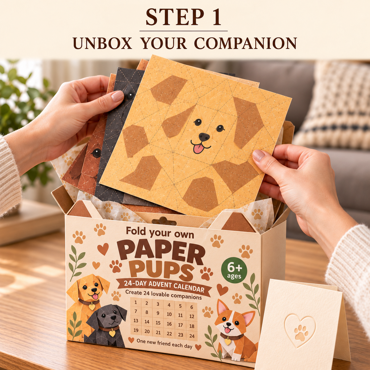 🎃3D DIY Dog Paper-💕Step-by-Step Guide Included