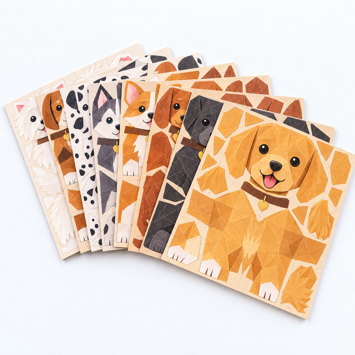 🎃3D DIY Dog Paper-💕Step-by-Step Guide Included