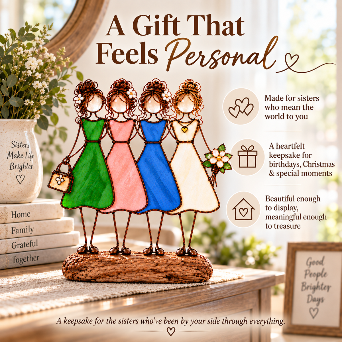 A gift that feels personal sister figurine