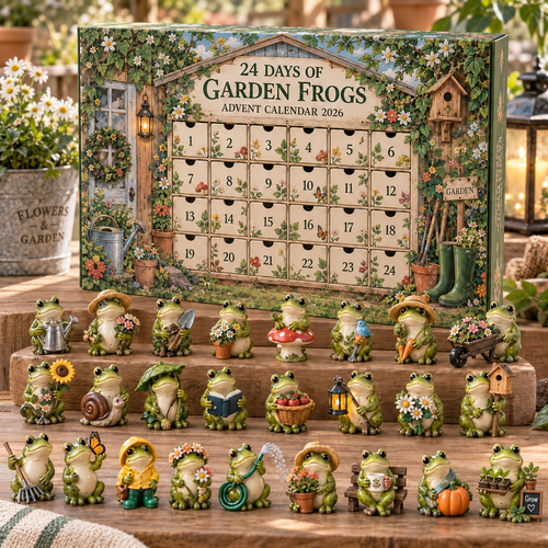 🐸Garden Frog Advent Calendar – 24 Unique Little Frog Friends & Garden Surprises for Every December Day