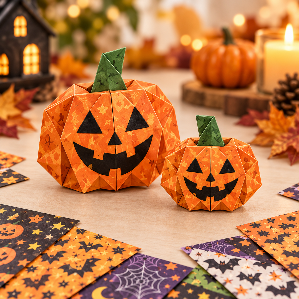 🎃DIY Halloween Paper-💕Step-by-Step Guide Included