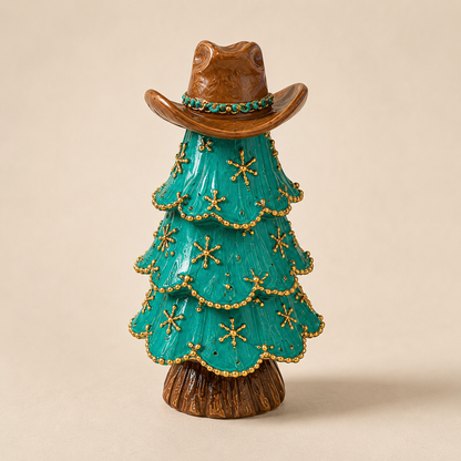 Figuritas de vaqueros de estilo navideño para el árbol