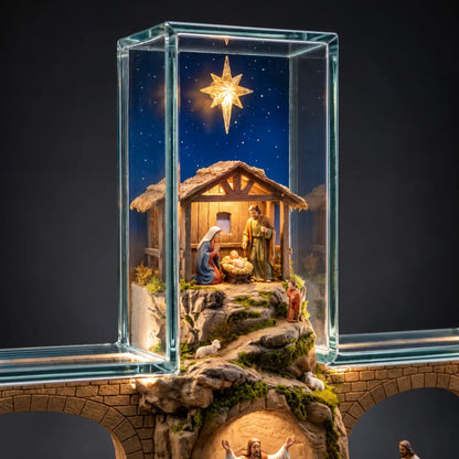 ✝️The Story of Jesus in Six Scenes™ Illuminated Cross Wall Décor(❤same as the video)