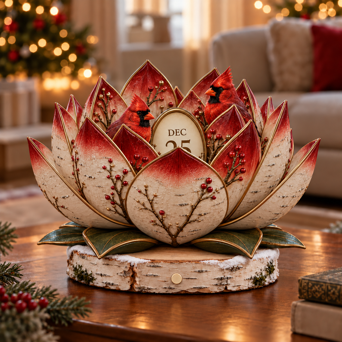 ✨Cardinal DailyBloom™ – Automatic Blooming Perpetual Calendar