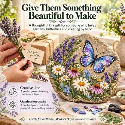 🔥Butterfly & Wildflower Mosaic Craft Kit🦋
