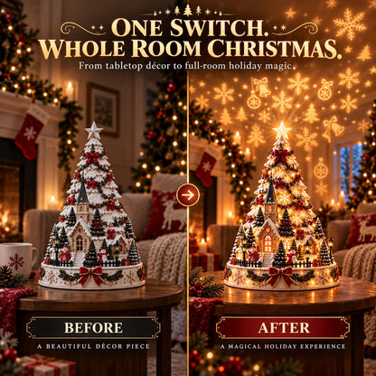 🔥HOT SALE🔥🏆 60,000+ Sold - 🎄MerryRealm™ Christmas Village Lightscape Tree