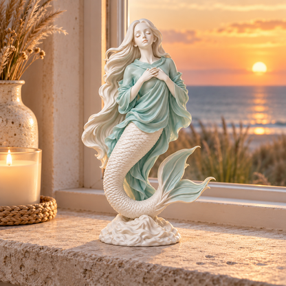🔥Lunar Tide Mermaid Sculpture -✨Elegant Home Décor & Gift-Ready Art Piece
