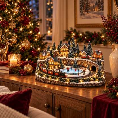 🔥 Lighted & Animated Christmas Village Collection-✨Same as the video