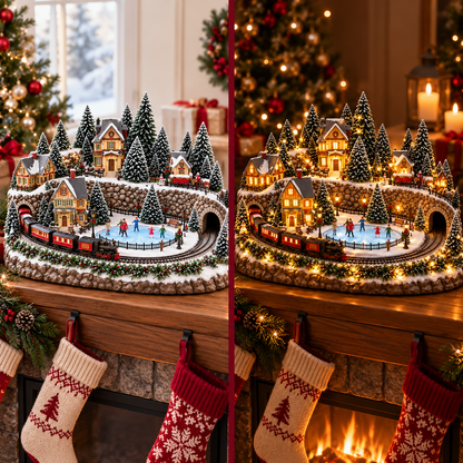 🔥 Lighted & Animated Christmas Village Collection-✨Same as the video