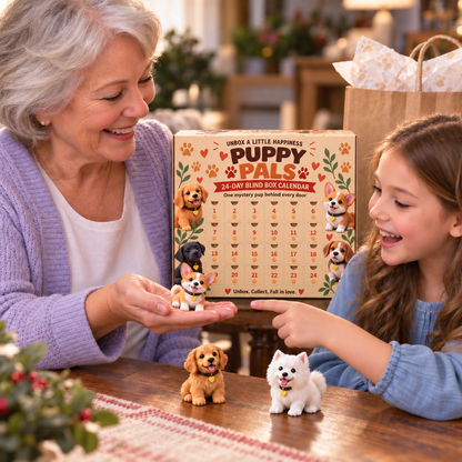 🐶 Puppy Pals™ – 24-Day Dog Advent Calendar 🎄