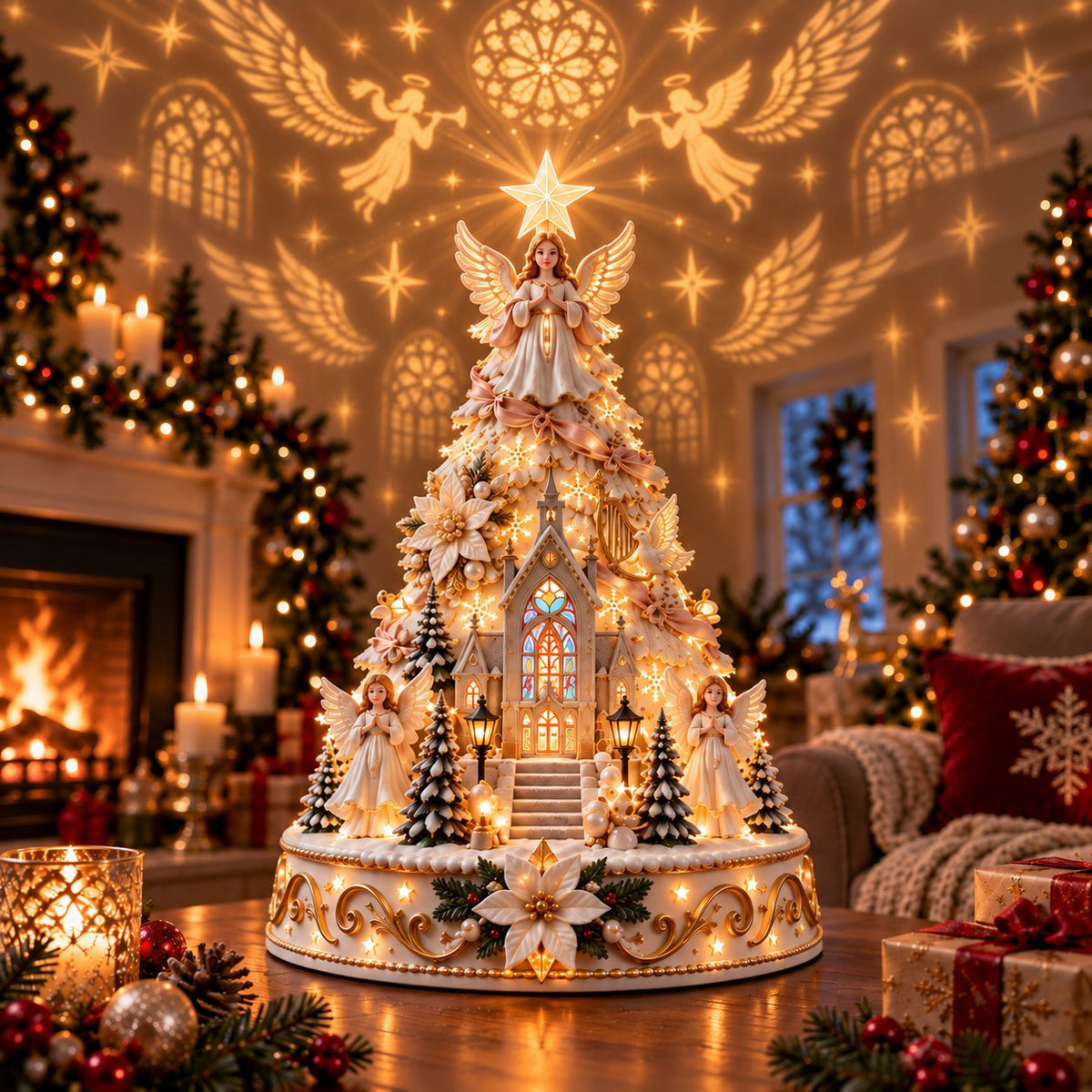 🔥HOT SALE🔥🏆 60,000+ Sold - 🎄MerryRealm™ Christmas Village Lightscape Tree