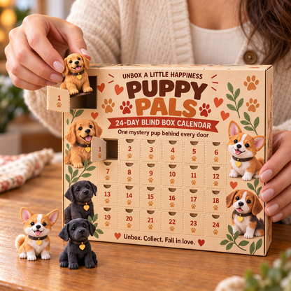 🐶 Puppy Pals™ – 24-Day Dog Advent Calendar 🎄