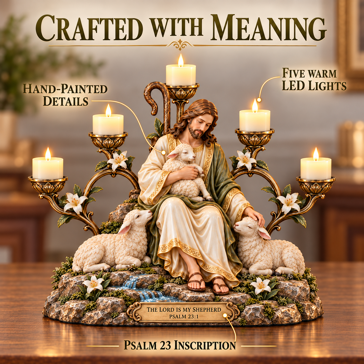 🙏Faith at Home — Christian Prayer Candleholder Collection