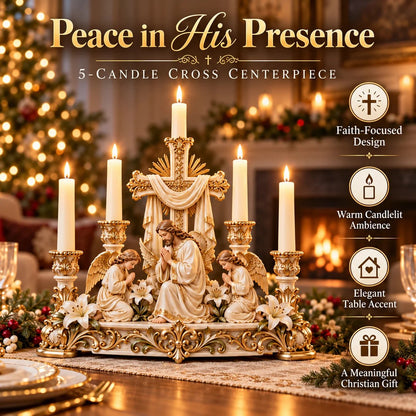 🕯️ Light of His Presence — Sacred Christian Candleholder ✝️