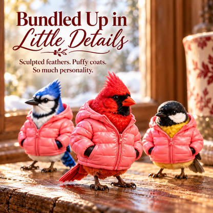 🐦🧥 Cozy Birds™ Christmas Advent Calendar – 24 Collectible Bird 😂💕