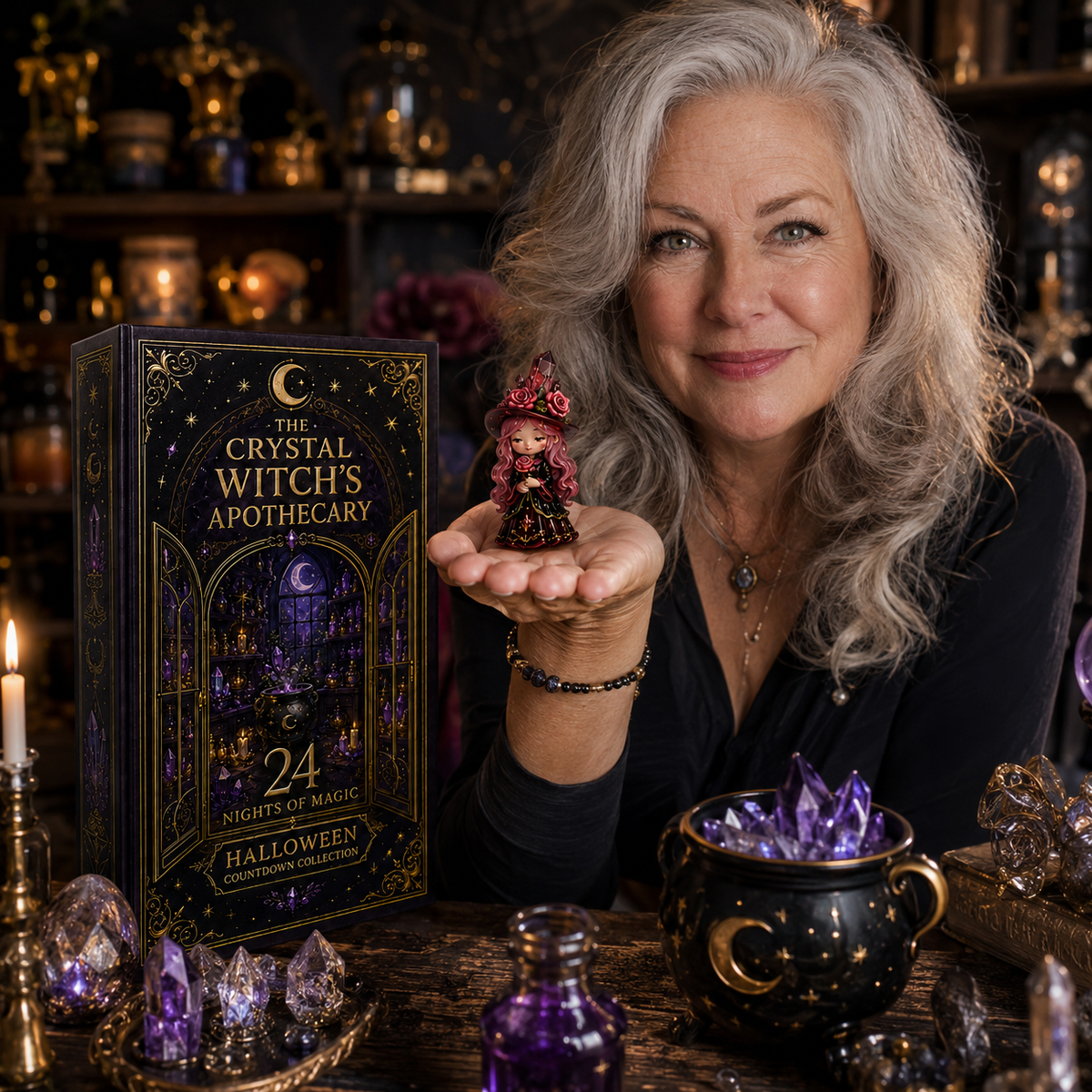 🔥Der Apotheken-Adventskalender der Kristallhexe 2026 – 24 magische Miniaturen für 24 Nächte