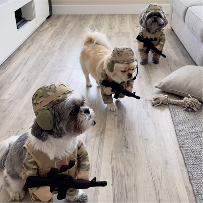 🔥 Nur für kurze Zeit: 49% RABATT✨Taktische Soldatenuniform für Haustiere