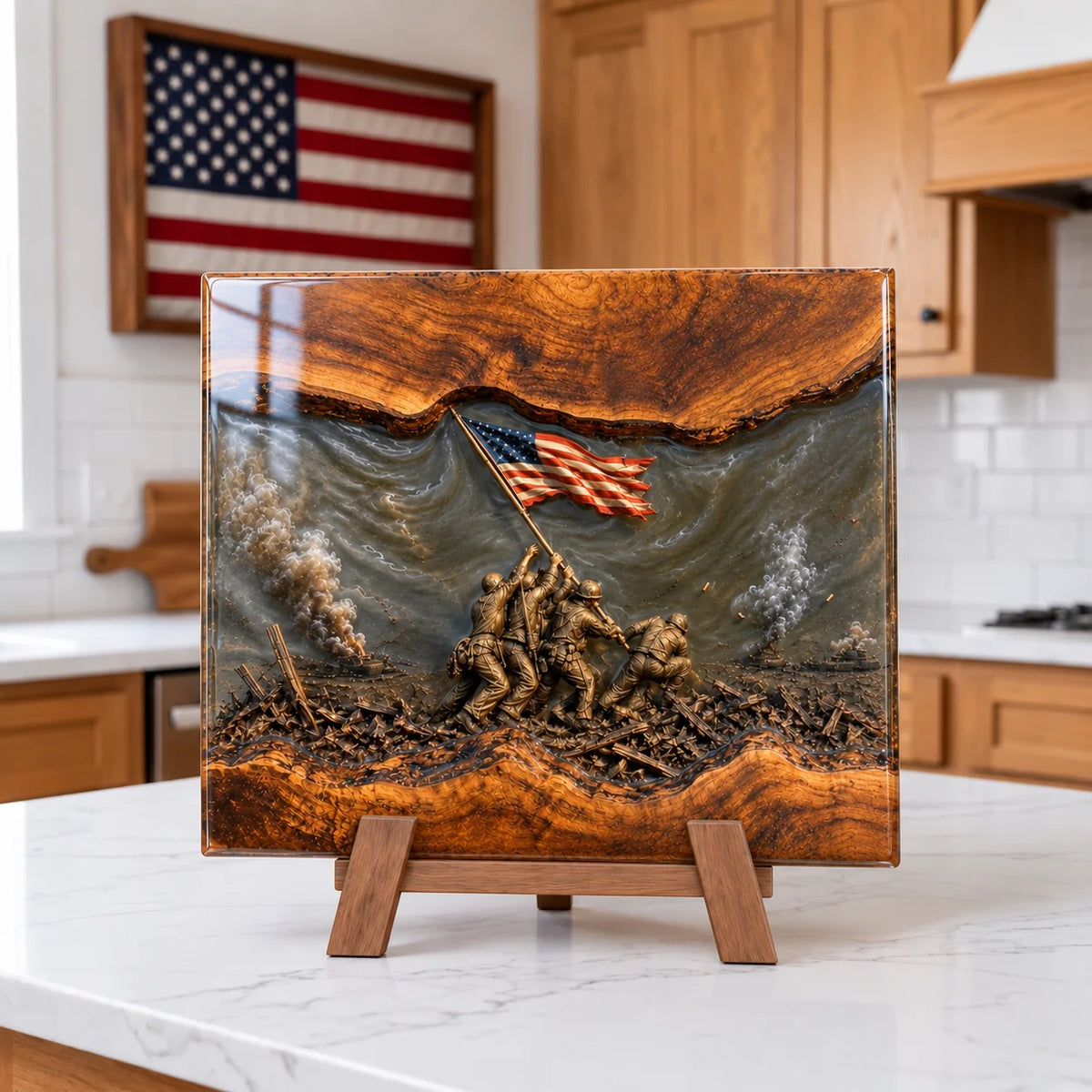 Handcrafted Veteran Memorial Display Boards(Ryan Handmade®) - Only 11 Left