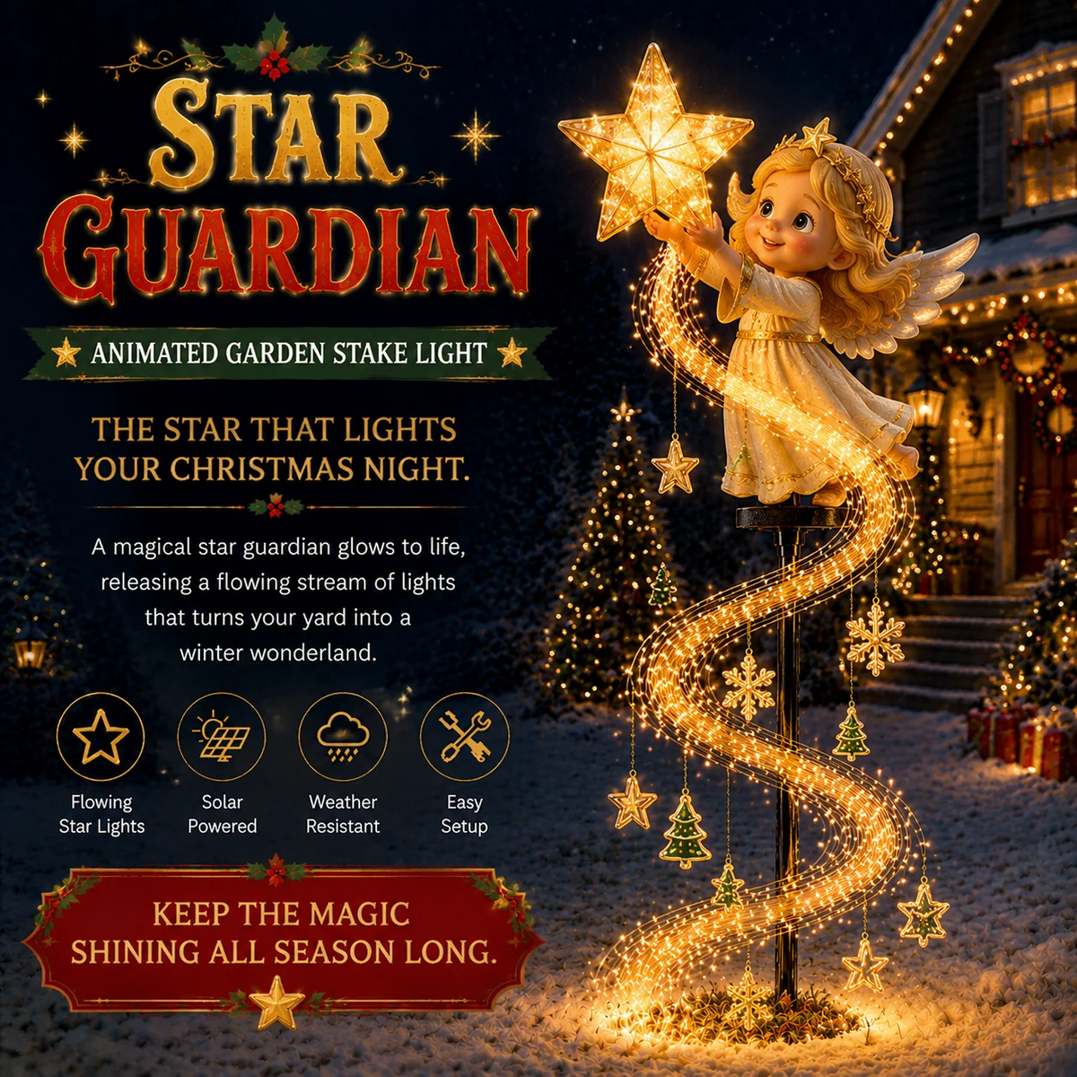 🔥😍Christmas Magic Flowing Light Collection